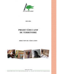 Projet éducatif de territoire 2015-2016