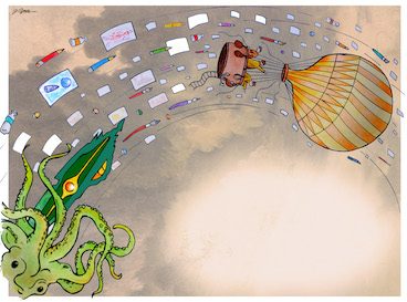 Illustration fête du livre