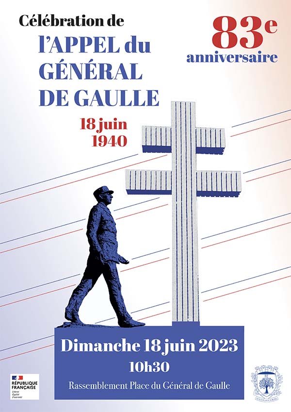 Appel du Général de Gaulle 18 juin 2023