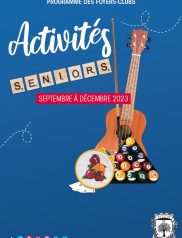 Activités Seniors Septembre - Décembre 2023